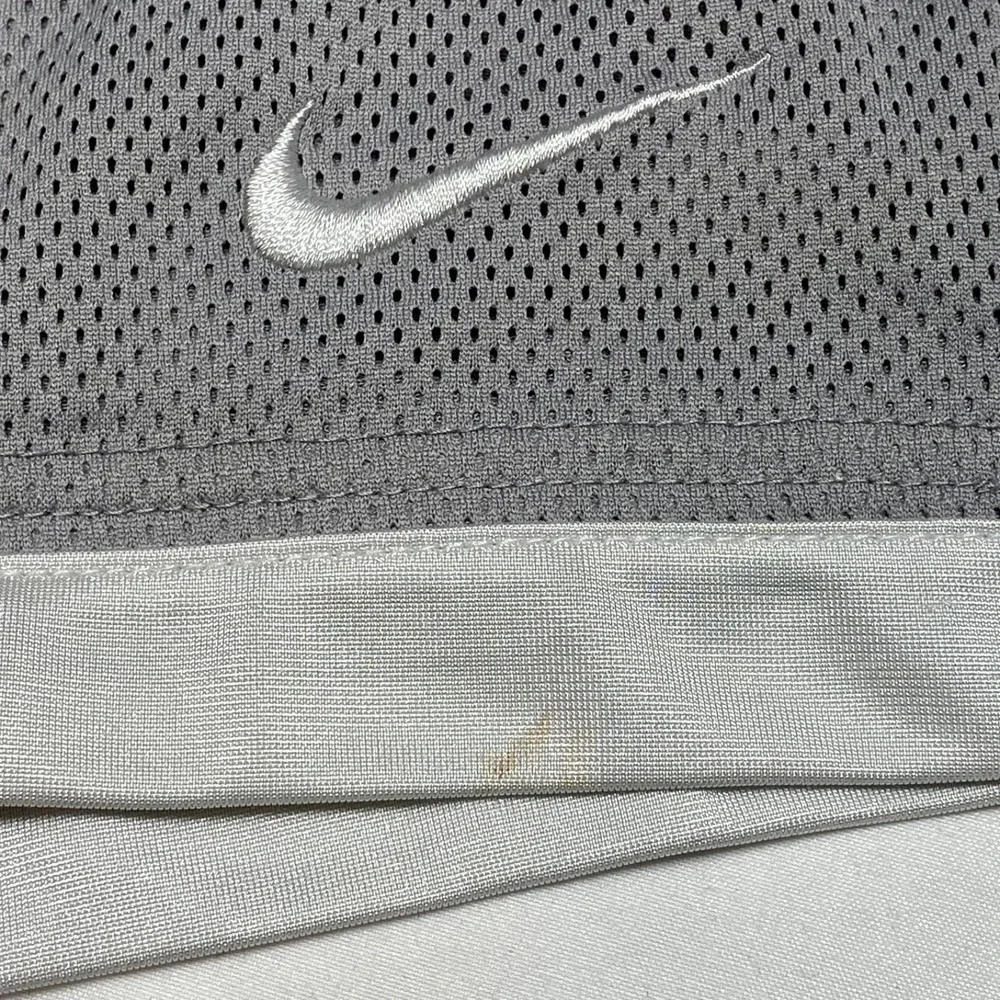 Nike Basketball‎ Shorts Men's Small Grey Mesh White 10